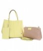 Bőr táska shopper bag Vittoria Gotti lime V8